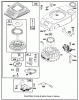 Toro 20439 - Lawnmower, 1994 (49000001-49999999) Listas de piezas de repuesto y dibujos ENGINE GTS-150 #4
