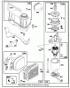 Toro 20439 - Lawnmower, 1994 (49000001-49999999) Listas de piezas de repuesto y dibujos ENGINE GTS-150 #5
