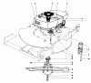 Toro 20550 - Lawnmower, 1974 (4000001-4999999) Listas de piezas de repuesto y dibujos ENGINE ASSEMBLY MODEL NO. 20550