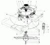 Toro 20660 - Lawnmower, 1974 (4000001-4999999) Listas de piezas de repuesto y dibujos ENGINE ASSEMBLY MODEL NO. 20660