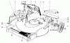 Toro 20550 - Lawnmower, 1974 (4000001-4999999) Listas de piezas de repuesto y dibujos HOUSING ASSEMBLY MODEL NO. 20440