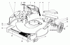 Toro 20440 - Lawnmower, 1975 (5000001-5999999) Listas de piezas de repuesto y dibujos HOUSING ASSEMBLY