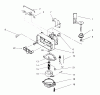 Toro 20453 - Lawnmower, 1996 (6900001-6999999) Listas de piezas de repuesto y dibujos CARBURETOR ASSEMBLY (MODEL NO. 20441 ONLY)