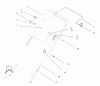 Toro 20453 - Lawnmower, 1996 (6900001-6999999) Listas de piezas de repuesto y dibujos HANDLE ASSEMBLY