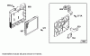 Toro 20442 - Lawnmower, 1995 (5900001-5999999) Listas de piezas de repuesto y dibujos AIR CLEANER ASSEMBLY BRIGGS AND STRATTON 127802-0640-01