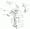 Toro 20444 - Lawnmower, 1995 (5900001-5999999) Listas de piezas de repuesto y dibujos CARBURETOR ASSEMBLY (MODEL NO. 20442 ONLY)