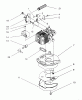 Toro 20444 - Lawnmower, 1996 (6900001-6999999) Listas de piezas de repuesto y dibujos BRAKE & MUFFLER ASSEMBLY (MODEL NO. 20442 ONLY)