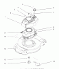 Toro 20444 - Lawnmower, 1996 (6900001-6999999) Listas de piezas de repuesto y dibujos ENGINE ASSEMBLY #1