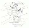 Toro 20442 - Lawnmower, 1996 (6900001-6999999) Listas de piezas de repuesto y dibujos ENGINE ASSEMBLY #2