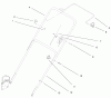 Toro 20445 - Lawnmower, 1997 (7900001-7999999) Listas de piezas de repuesto y dibujos HANDLE ASSEMBLY