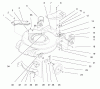 Toro 20448 - Lawnmower, 1997 (7900001-7999999) Listas de piezas de repuesto y dibujos HOUSING ASSEMBLY