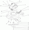 Toro 20450 (R-21P) - Recycler Mower, R-21P, 1998 (8900001-8999999) Listas de piezas de repuesto y dibujos ENGINE ASSEMBLY