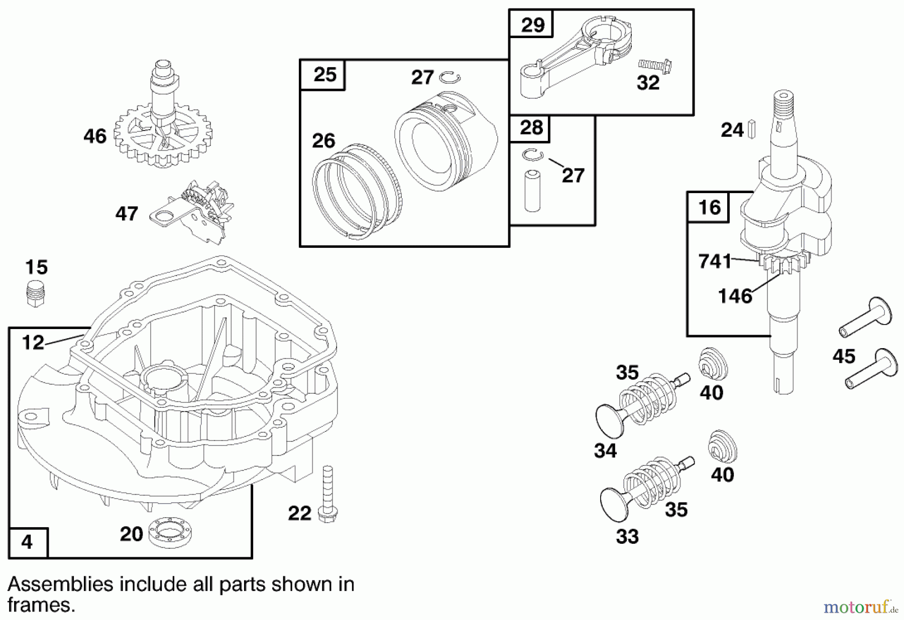  Toro Neu Mowers, Walk-Behind Seite 1 20450 (R-21P) - Toro Recycler Mower, R-21P, 1998 (8900001-8999999) ENGINE BRIGGS & STRATTON MODEL 12F802-1750-E1 #2