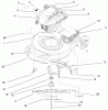 Toro 20452 (R-21S) - Recycler Mower, R-21S, 1998 (8900001-8999999) Listas de piezas de repuesto y dibujos ENGINE ASSEMBLY