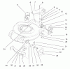 Toro 20457 - Lawnmower, 1997 (7900001-7999999) Listas de piezas de repuesto y dibujos HOUSING ASSEMBLY