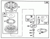 Toro 20461 - Super Recycler Lawnmower, 1996 (6900001-6999999) Listas de piezas de repuesto y dibujos ENGINE BRIGGS & STRATTON MODEL 128802-0615-01 #6