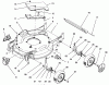 Toro 20461 - Super Recycler Lawnmower, 1996 (6900001-6999999) Listas de piezas de repuesto y dibujos HOUSING ASSEMBLY