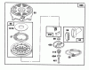 Toro 20462 - Super Recycler Lawnmower, 1996 (6900001-6999999) Listas de piezas de repuesto y dibujos ENGINE BRIGGS & STRATTON MODEL 128807-0658-01 #6