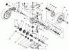 Toro 20463 - Super Recycler Lawnmower, 1995 (5900001-5999999) Listas de piezas de repuesto y dibujos GEAR CASE ASSEMBLY