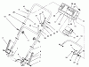 Toro 20462 - Super Recycler Lawnmower, 1995 (5900001-5999999) Listas de piezas de repuesto y dibujos HANDLE ASSEMBLY (MODEL NO. 20463 ONLY)