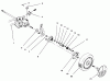 Toro 20463 - Super Recycler Lawnmower, 1996 (6900001-6999999) Listas de piezas de repuesto y dibujos REAR AXLE ASSEMBLY