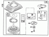 Toro 20464 - Super Recycler Lawnmower, 1995 (5900001-5999999) Listas de piezas de repuesto y dibujos ENGINE GTS 150 MODEL 97772-0118-02 MODEL 97772-0318-A2 #3