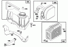 Toro 20464 - Super Recycler Lawnmower, 1995 (5900001-5999999) Listas de piezas de repuesto y dibujos ENGINE GTS 150 MODEL 97772-0318-A2 #3