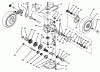 Toro 20464 - Super Recycler Lawnmower, 1995 (5900001-5999999) Listas de piezas de repuesto y dibujos GEAR CASE ASSEMBLY