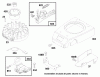 Toro 20464 - Super Recycler Lawnmower, 1997 (7900001-7999999) Listas de piezas de repuesto y dibujos ENGINE GTS 150 #6