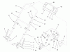 Toro 20465 - Lawnmower, 1996 (6900001-6999999) Listas de piezas de repuesto y dibujos HANDLE ASSEMBLY (MODEL NO. 20465 ONLY)