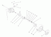 Toro 20465 - Lawnmower, 1996 (6900001-6999999) Listas de piezas de repuesto y dibujos REAR AXLE ASSEMBLY