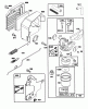 Toro 20465 - Super Recycler Lawnmower, 1995 (5900001-5999999) Listas de piezas de repuesto y dibujos ENGINE GTS-150 (MODEL NO. 20465 ONLY)(MODEL NO. 97772-0110-02) #2