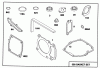 Toro 20465 - Super Recycler Lawnmower, 1995 (5900001-5999999) Listas de piezas de repuesto y dibujos ENGINE GTS-150 (MODEL NO. 20465 ONLY)(MODEL NO. 97772-0110-02) #6