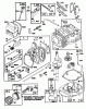 Toro 20465 - Super Recycler Lawnmower, 1995 (5900001-5999999) Listas de piezas de repuesto y dibujos ENGINE GTS-150 (MODEL NO. 20466 ONLY)(MODEL NO. 97777-0110-01) #1