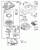 Toro 20466 - Super Recycler Lawnmower, 1995 (5900001-5999999) Listas de piezas de repuesto y dibujos ENGINE GTS-150 (MODEL NO. 20466 ONLY)(MODEL NO. 97777-0110-01) #3