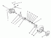 Toro 20465 - Super Recycler Lawnmower, 1995 (5900001-5999999) Listas de piezas de repuesto y dibujos REAR AXLE ASSEMBLY