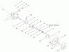 Toro 20470 - Super Recycler Lawnmower, 1997 (7900001-7999999) Listas de piezas de repuesto y dibujos REAR AXLE ASSEMBLY