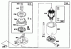 Toro 20472 - Super Recycler Lawnmower, 1996 (6900001-6999999) Listas de piezas de repuesto y dibujos ENGINE BRIGGS & STRATTON MODEL 128807-0658-01 #7