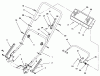 Toro 20472 - Super Recycler Lawnmower, 1996 (6900001-6999999) Listas de piezas de repuesto y dibujos HANDLE ASSEMBLY (MODEL NO. 20472 ONLY)