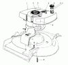 Toro 20474 - Guardian Lawnmower, 1975 (5000001-5999999) Listas de piezas de repuesto y dibujos ENGINE ASSEMBLY MODEL NO. 21610