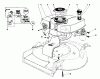 Toro 21711 - Guardian Lawnmower, 1975 (5000001-5999999) Listas de piezas de repuesto y dibujos ENGINE ASSEMBLY MODEL NO. 21711