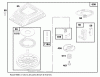 Toro 20474 - Super Recycler Lawnmower, 1996 (6900001-6999999) Listas de piezas de repuesto y dibujos ENGINE GTS 150 #5