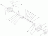 Toro 20476 - Lawnmower, 1996 (6900001-6999999) Listas de piezas de repuesto y dibujos REAR AXLE ASSEMBLY