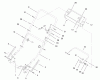 Toro 20478 - Super Recycler Lawnmower, 1997 (7900001-7999999) Listas de piezas de repuesto y dibujos HANDLE ASSEMBLY
