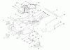 Toro 20478 - Super Recycler Lawnmower, 1997 (7900001-7999999) Listas de piezas de repuesto y dibujos HOUSING ASSEMBLY