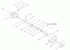 Toro 20478 - Super Recycler Lawnmower, 1997 (7900001-7999999) Listas de piezas de repuesto y dibujos REAR AXLE ASSEMBLY