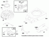 Toro 20481 - Super Recycler Lawn Mower, 1997 (7900001-7999999) Listas de piezas de repuesto y dibujos ENGINE GTS 150 #6