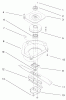 Toro 20483 - Lawnmower, 1997 (790000001-799999999) Listas de piezas de repuesto y dibujos BLADE BRAKE CLUTCH ASSEMBLY