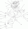 Toro 20482 - Super Recycler Mower, 1997 (790000001-799999999) Listas de piezas de repuesto y dibujos ENGINE ASSEMBLY
