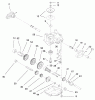 Toro 20482 - Super Recycler Mower, 1997 (790000001-799999999) Listas de piezas de repuesto y dibujos GEAR CASE ASSEMBLY